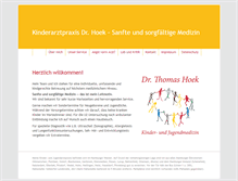 Tablet Screenshot of drhoek.de